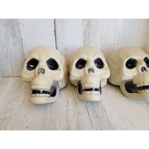 Halloween skull prop set scary home decor skeleton smile - Picture 2 of 8